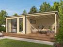 Fjordholz Gartenhaus Modell Juist-2 mit Anbau