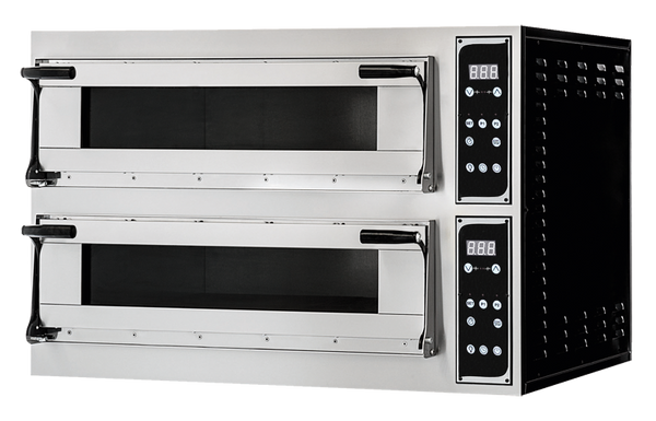 Four à pizza Prismafood Virtuoso44 Digital - 2 chambres - pour 8 pizzas à 35 cm