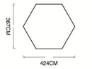 StarLine 6-Eck Gewächshaus Modell Vitra 11,7 m²