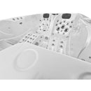 Hydrosan Garten-Whirlpool-Badewanne Spa102 Weiße Perle Naturgehäuse 210x160 cm