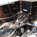 Hydrosan Garten-Whirlpool-Badewanne Spa102 Magma Gold Kaffeegehäuse 210x160 cm