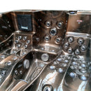Hydrosan Garten-Whirlpool-Badewanne Spa102 Magma Gold Kaffeegehäuse 210x160 cm