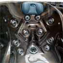 Hydrosan Garten-Whirlpool-Badewanne Spa102 Magma Gold Kaffeegehäuse 210x160 cm