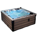 Hydrosan Garten-Whirlpool 340ECO Cappuccino Grau, Abdeckung 220x220 cm