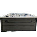 Hydrosan Garten-Whirlpool 340ECO Cappuccino Grau, Abdeckung 220x220 cm