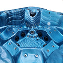 Hydrosan Garten-Whirlpool-Badewanne 560 Blaue Ozeanwelle Anthrazit Gehäuse 220x220 cm