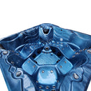 Hydrosan Garten-Whirlpool-Badewanne 560 Blaue Ozeanwelle Anthrazit Gehäuse 220x220 cm