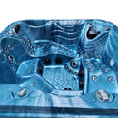 Hydrosan Garten-Whirlpool-Badewanne 560 Blaue Ozeanwelle Anthrazit Gehäuse 220x220 cm