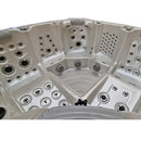 Hydrosan Garten-Whirlpool-Badewanne 561 Weißperle Anthrazit Gehäuse 210x210 cm