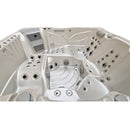 Hydrosan Garten-Whirlpool-Badewanne 561 Weißperle Anthrazit Gehäuse 210x210 cm