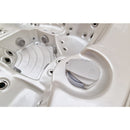 Hydrosan Garten-Whirlpool-Badewanne 561 Weißperle Anthrazit Gehäuse 210x210 cm