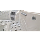 Hydrosan Garten-Whirlpool-Badewanne 561 Weißperle Anthrazit Gehäuse 210x210 cm