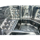 Hydrosan Garten-Whirlpool-Badewanne 561 Black Ocean Wave Anthrazit Gehäuse 210x210 cm
