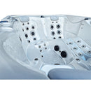 Hydrosan Garten-Whirlpool-Badewanne 565 Weißperle Kaffeegehäuse 170x210 cm
