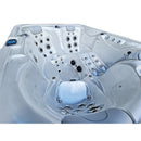 Hydrosan Garten-Whirlpool-Badewanne 565 Weißperle Kaffeegehäuse 170x210 cm