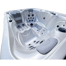 Hydrosan Garten-Whirlpool-Badewanne 565 Weißperle Kaffeegehäuse 170x210 cm