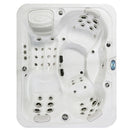 Hydrosan Garten-Whirlpool-Badewanne 565 Weißperle Kaffeegehäuse 170x210 cm