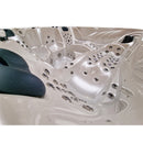 Hydrosan Garten-Whirlpool-Badewanne SPA702 Weißperle Anthrazit Gehäuse 230x230 cm