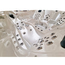 Hydrosan Garten-Whirlpool-Badewanne SPA702 Weißperle Anthrazit Gehäuse 230x230 cm