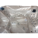 Hydrosan Garten-Whirlpool-Badewanne SPA702 Cappuccino-Grau Gehäuse 230x230 cm