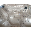 Hydrosan Garten-Whirlpool-Badewanne SPA702 Cappuccino-Grau Gehäuse 230x230 cm