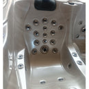 Hydrosan Garten-Whirlpool-Badewanne SPA702 Cappuccino-Grau Gehäuse 230x230 cm