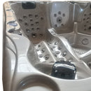 Hydrosan Garten-Whirlpool-Badewanne SPA702 Cappuccino-Grau Gehäuse 230x230 cm