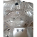 Hydrosan Garten-Whirlpool-Badewanne SPA702 Cappuccino-Grau Gehäuse 230x230 cm