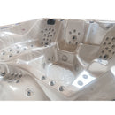 Hydrosan Garten-Whirlpool-Badewanne SPA702 Cappuccino-Grau Gehäuse 230x230 cm
