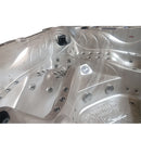 Hydrosan Garten-Whirlpool-Badewanne SPA702 Cappuccino-Grau Gehäuse 230x230 cm