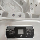 Hydrosan Garten-Whirlpool-Badewanne Spa702 Cappuccino-Kaffeebezug 230x230 cm