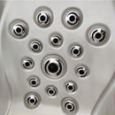 Hydrosan Garten-Whirlpool-Badewanne Spa702 Cappuccino-Kaffeebezug 230x230 cm