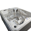 Hydrosan Garten-Whirlpool-Badewanne SPA705 Cappuccino-Grau Gehäuse 210x170 cm