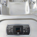 Hydrosan Garten-Whirlpool-Badewanne SPA705 Cappuccino-Grau Gehäuse 210x170 cm