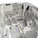 Hydrosan Garten-Whirlpool-Badewanne SPA705 Cappuccino-Grau Gehäuse 210x170 cm