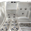 Hydrosan Garten-Whirlpool-Badewanne SPA705 Cappuccino-Grau Gehäuse 210x170 cm