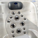 Hydrosan Garten-Whirlpool-Badewanne SPA705 Cappuccino-Grau Gehäuse 210x170 cm