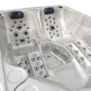 Hydrosan Garten-Whirlpool-Badewanne SPA705 Cappuccino-Grau Gehäuse 210x170 cm
