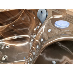 Hydrosan Garten-Whirlpool-Badewanne SPA705 Magma Gold Anthrazit Gehäuse 210x170 cm – Vorschau 4