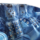 Hydrosan GARDEN JACUZZI BADEWANNE SPA705 BLAUE OZEANWELLE KAFFEEABDECKUNG 210x170 CM