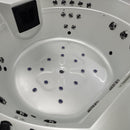 Hydrosan DELLA 916 WHITE PEARL GARDEN BADEWANNE MIT HYDRO-MASSAGE 170x170 CM