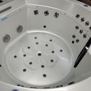 Hydrosan DELLA 916 WHITE PEARL GARDEN BADEWANNE MIT HYDRO-MASSAGE 170x170 CM