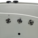 Hydrosan DELLA 916 WHITE PEARL GARDEN BADEWANNE MIT HYDRO-MASSAGE 170x170 CM