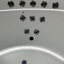 Hydrosan DELLA 916 WHITE PEARL GARDEN BADEWANNE MIT HYDRO-MASSAGE 170x170 CM
