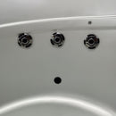 Hydrosan DELLA 916 WHITE PEARL GARDEN BADEWANNE MIT HYDRO-MASSAGE 170x170 CM