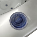 Hydrosan DELLA 916 WHITE PEARL GARDEN BADEWANNE MIT HYDRO-MASSAGE 170x170 CM