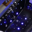 Hydrosan IRIS 933B BLACK WAVE Hydromassagebadewanne 160 x 84 cm