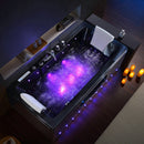 Hydrosan IRIS 933C BLACK WAVE Hydromassagebadewanne 170x84 cm