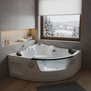 Hydrosan Spa-Badewanne mit Hydromassage Orino 632C 135x135 cm