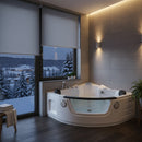 Hydrosan Spa-Badewanne mit Hydromassage Orino 632C 135x135 cm